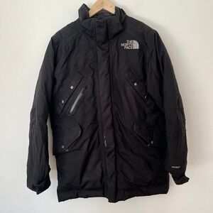 The North Face HyVent Black Insulated Parka Winter Jacket Mens Medium